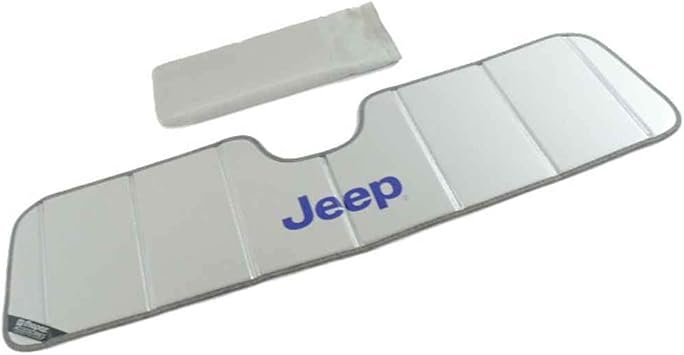 Mopar 82203133AB Sun Shade Foldable, blocks UV sun rays and heat, with Jeep brand logo